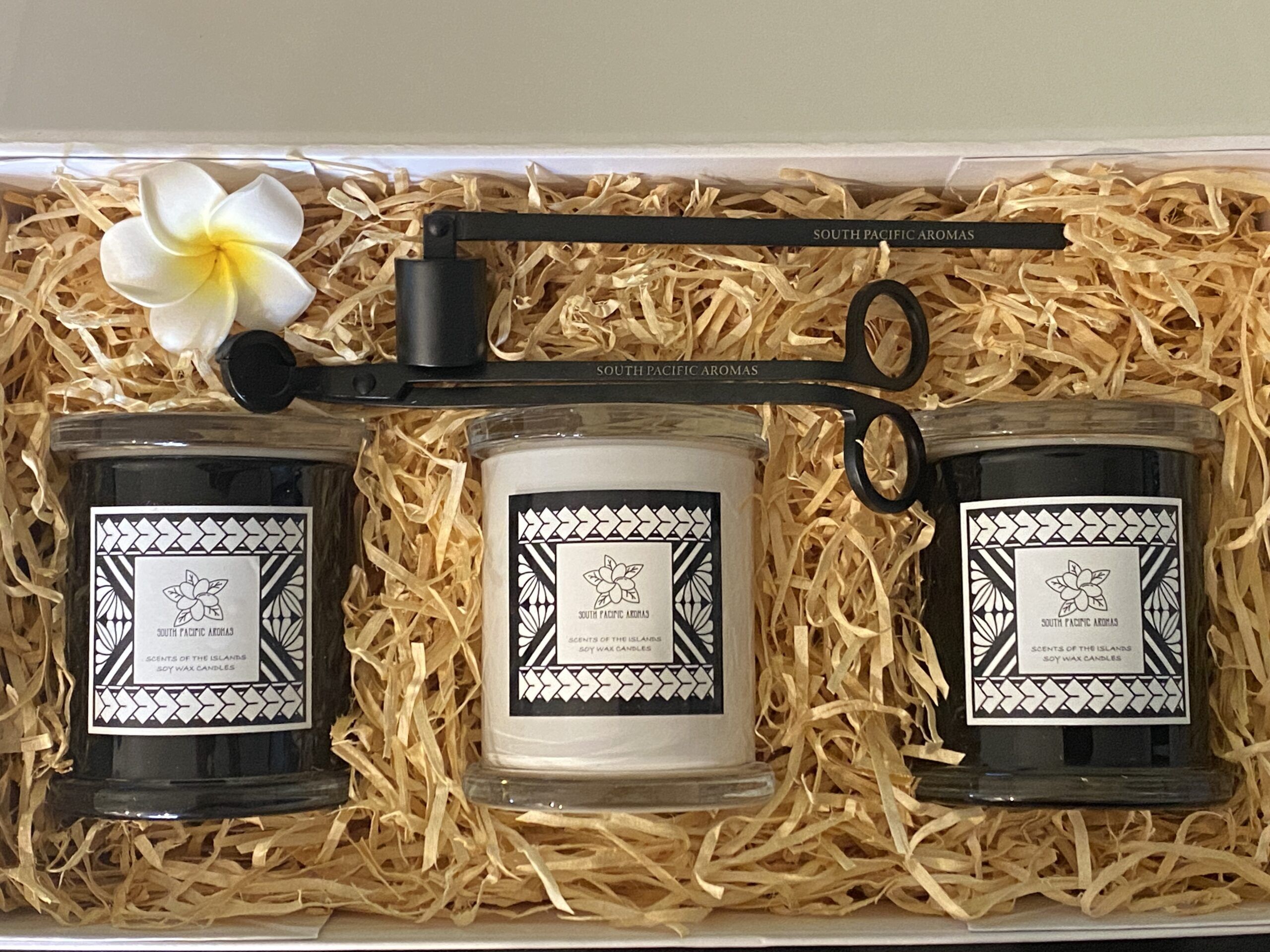 Candle Care Kit and 3 Candle Set
