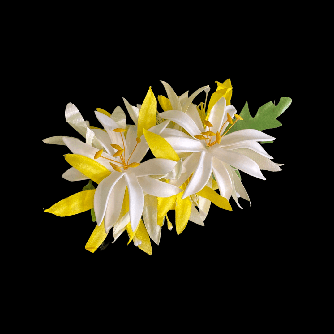 Hawaiian Floral Sei Hair Clip