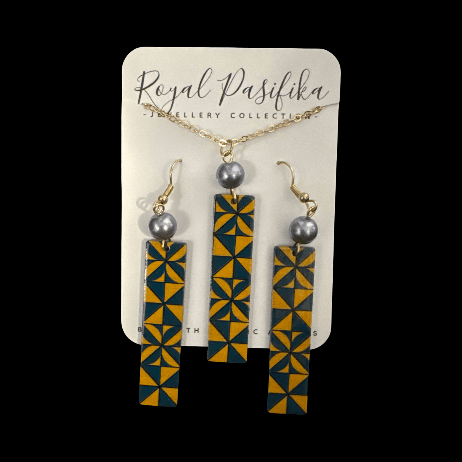 SALE - $12.00 Island Motif Inspired 2pc Jewellery Set - Image 3