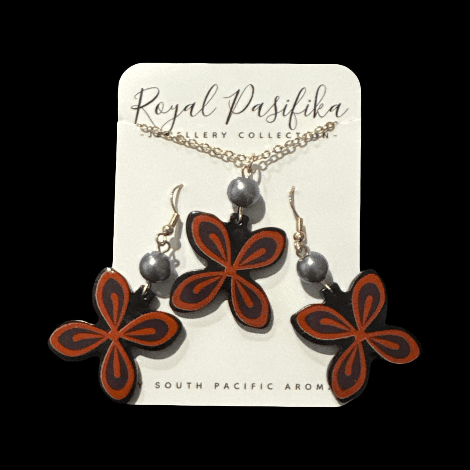 SALE - $12.00 Island Motif Inspired 2pc Jewellery Set - Image 5